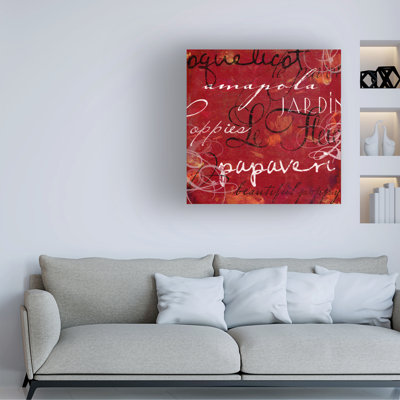 Bolog Sasha Le Pavot Iii Canvas Art