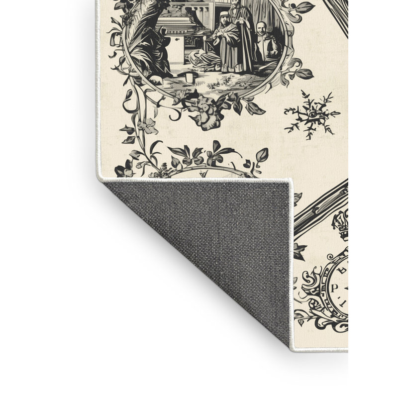 Tapis beige doux et moelleux Arce, 4 x 6