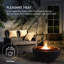 Round Stone Propane Smokeless Fire Pit