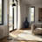 Marble Base Floor Lamp with USB Charging & Side Table,Matte Gold +Matte Black