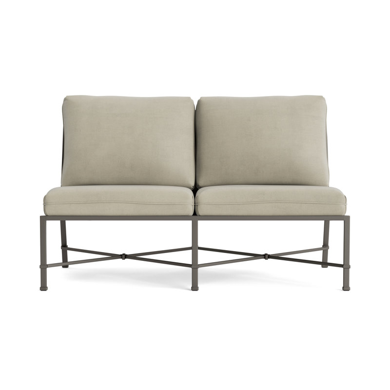 Venetian Outdoor 2 - Seat Loveseat, Fusion Moccasian, Mica