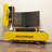Modern TV Unit with Wall Shelf, Walnut & Yellow, 57.1 x 19.6 x 14.5 inches | 100% Melamine Coated Particle Board, Thickness: 0.7 inches | Numerous Shelves, Wall-Mountable Design, Stylish Home Entertainment Solution-1207999217
