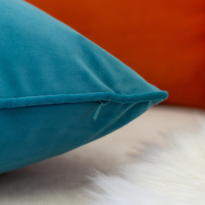 Velvet Throw Pillow, Spa