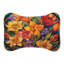 Floral Glass Art - 1 Piece Bone Shape Feeding Mat-101343493