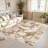 Monaco Series Abrstract Black/Gray/Ivory/Beige Area Rug-1840385110