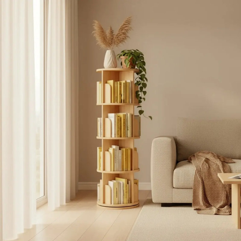 45cm W Bookcase, (4 Shelves) 125cm H x 45cm W x 45cm D