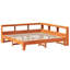Bookcase Bed Without Mattress Solid Wood Pine-1938820481-1922085636