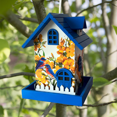 Homestyle Bird Feeder - Goldfinch & Clematis Print