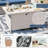 7-Piece Wicker Patio Conversation Set With Cushions, Outdoor Rattan Furniture Patio Set With Fire Pit Table And Coffee Table-1904122468