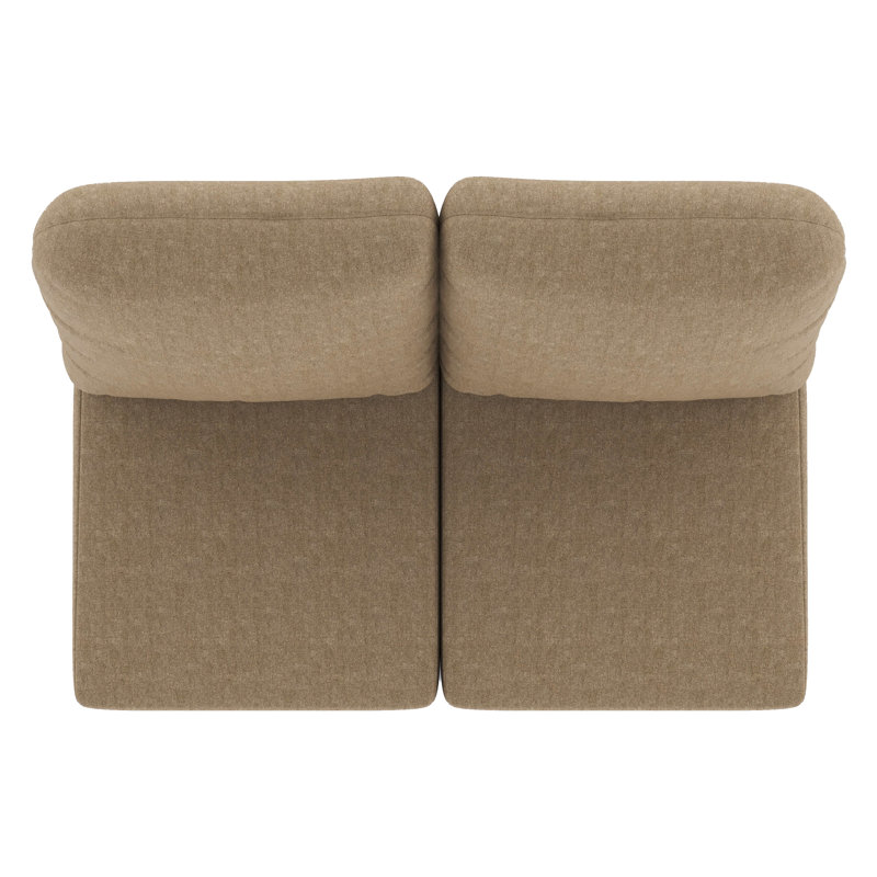 Indoor/Outdoor Sunbrella® Seat/Back Cushion, Spectrum Mushroom Sunbrella® Plainweave