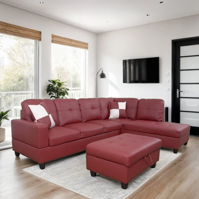 Canapé modulaire rembourré 3 pièces Yougda