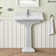  Whitehaus Collection 26" Traditional Pedestal With Large Rectangular Bowl, Backsplash, Dual Soap Ledges, Decorative Trim and Overflow