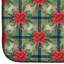 Tapis de séchage gris gris Irish Wolfhound Christmas PoinsettIas-119904791
