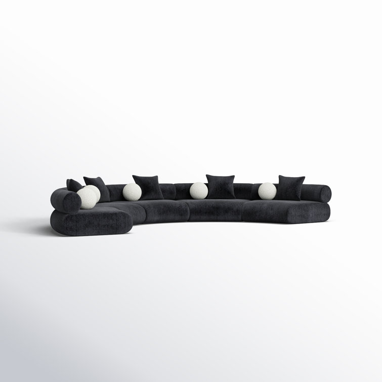 Alab 5 - Piece Modular Upholstered Sectional