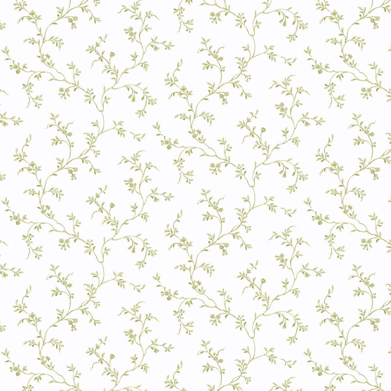 Sayette Non-Pasted Wallpaper Roll, Green