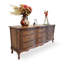 Armoire d'appoint en bois manufacturé brun foncé