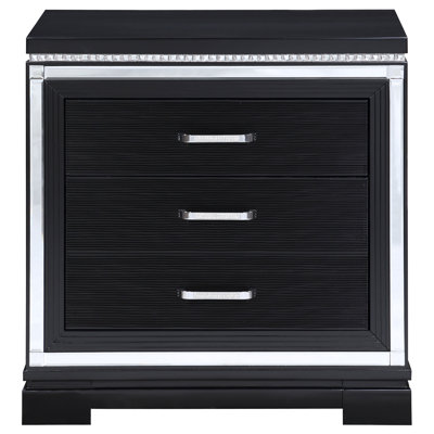 Jaxston 2-drawer Nightstand Black