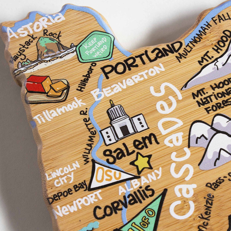 Planche à découper et servir dans l'Oregon par Fish Kiss