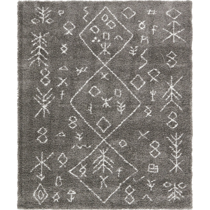 Southwestern Shag Area Rug, Rectangle 274 x 366cm