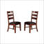 Chaises d'appoint à dossier échelle