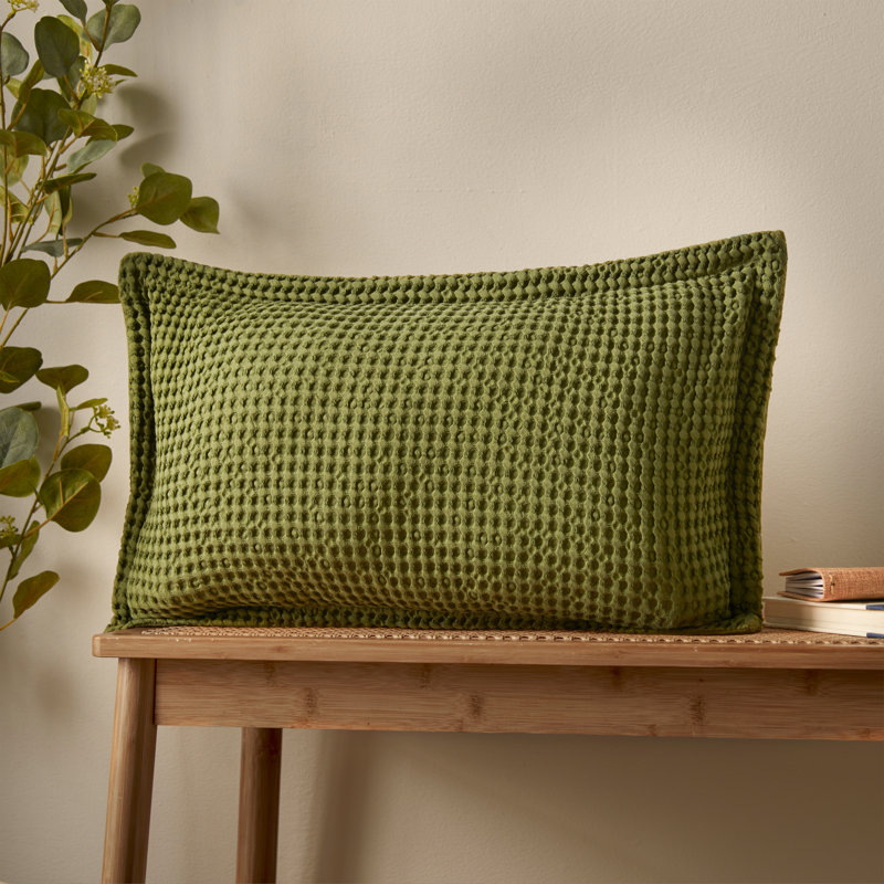 Suriyah Rectangular Throw Cushion, Green