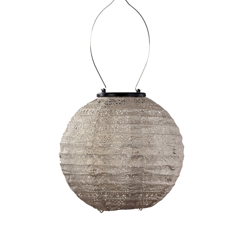 Lanterne ronde Spectare, taupe clair
