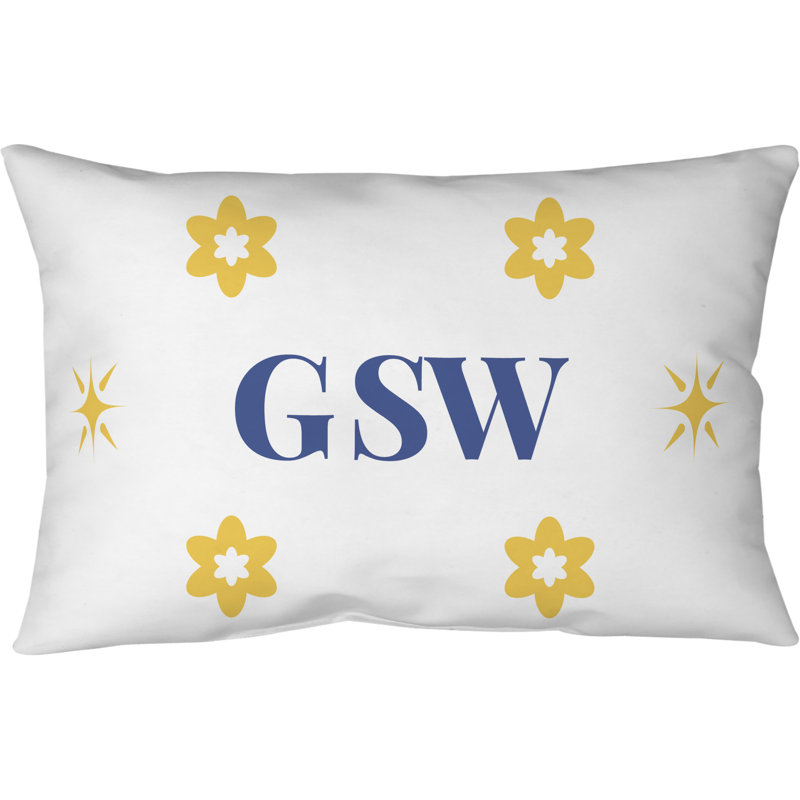 Coussin en microfibre Golden State, Or / bleu Golden State Basketball Couleurs