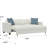 White Pop-Up Sleeper Sofa