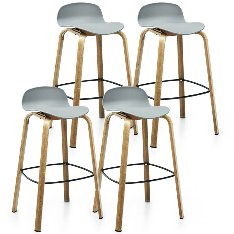 Tabouret de bar 30 po Bastiana, Gris
