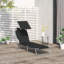 Chaise longue pliante avec auvent réglable-1072844104