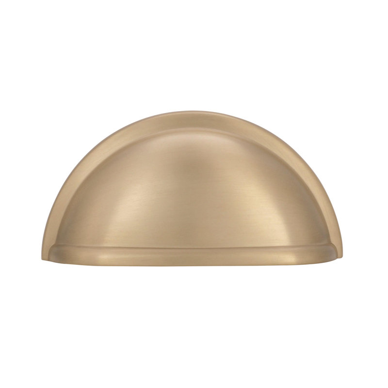 Cup Pulls 3" Center to Center Cup/Bin Pull, Golden Champagne