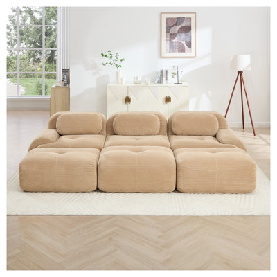 Canapé modulaire Camur Corduroy