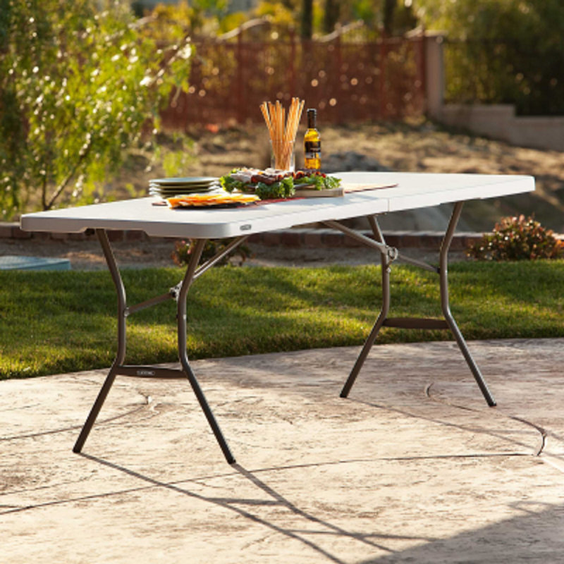 Lifetime 6-Foot Fold-In-Half Table