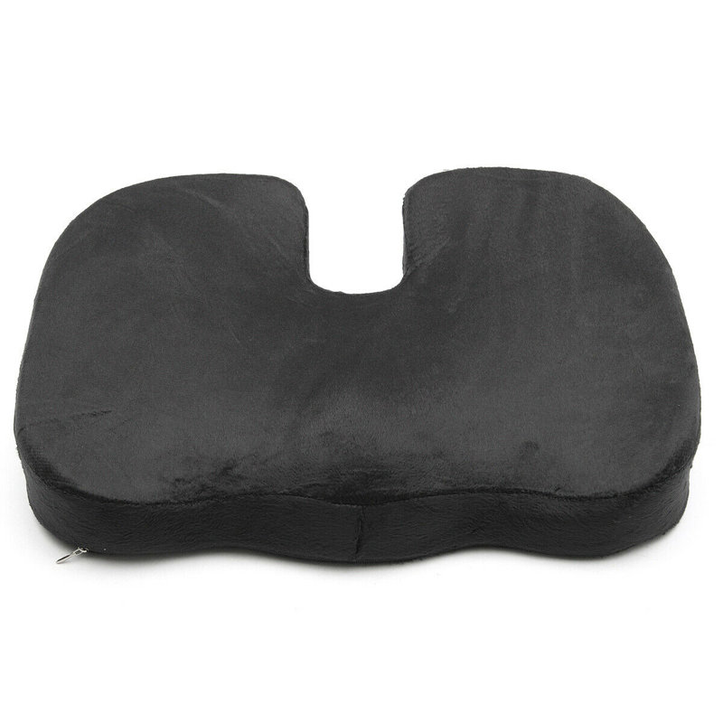 Blue Elephant Seat Cushion, Black
