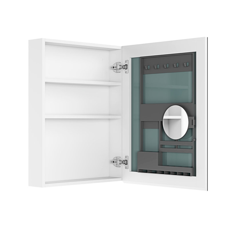 Armoire de salle de bain polyvalente avec plusieurs options de rangement et un design élégant