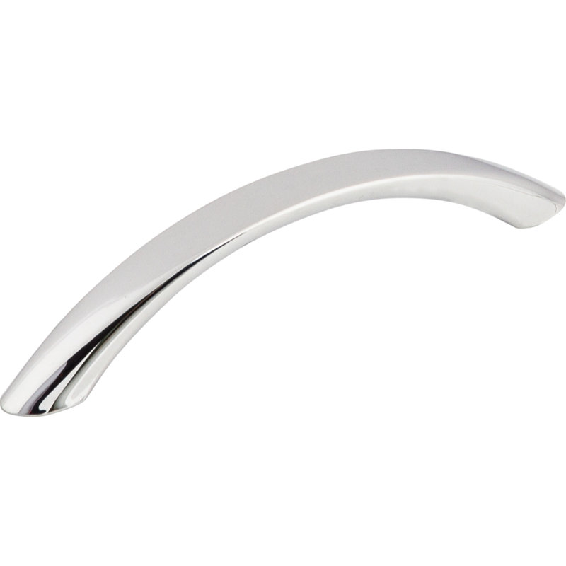 Bow Bar pull, Polished Chrome, 3 3/4" Center to Center