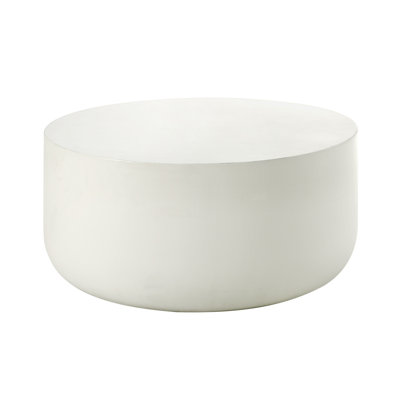 Dustan Natural White Finish Coffee Table