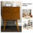 Boneva 18" W 2-Drawer Nightstand with Charging Station-1093588271