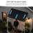 Kozyard Adjustable Door Window Awning – 4-Level Tilt, 55" W × 32" Sloped Panel, Adjustable Projection 22"–31", Aluminum Frame & Metal Canopy, All-Weather Rain, Snow & UV Protectionll-Weather Rain, Snow & UV Protection Dark Gray-126287883-121692494