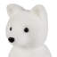 Figurine de Noël chiot renard assis - 7,5 po