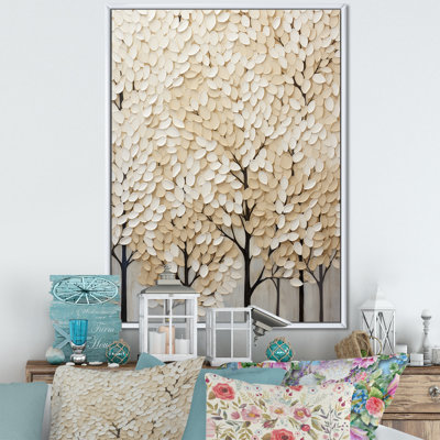 " Harmonous Beige Tree Art I "
