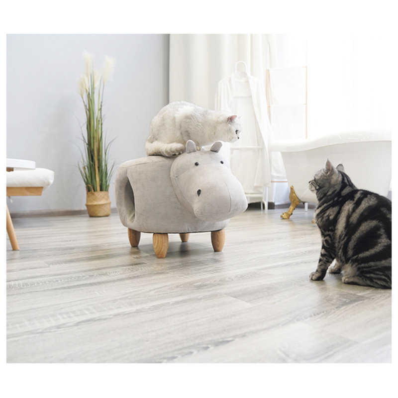 Banc et tabouret rembourrés en cuir Asmi