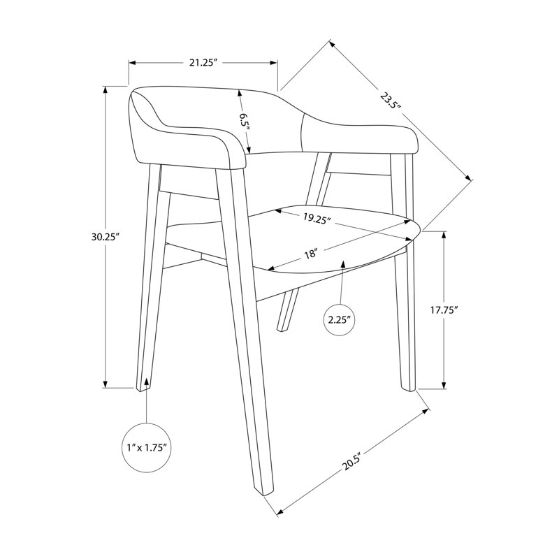 Chaise de salle à manger (chaises de salle à manger seulement)