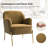Cleo 26" Wide Contemporary Chair With Recessed Arms-466004713