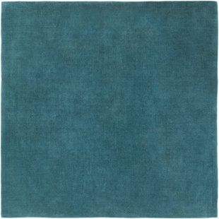 Girton Handmade Wool Deep Teal Rug