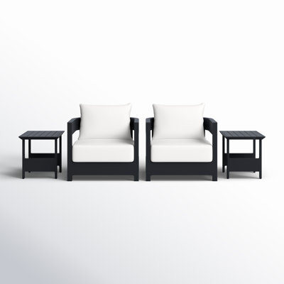 Everlee Patio Club Chair Seating Group