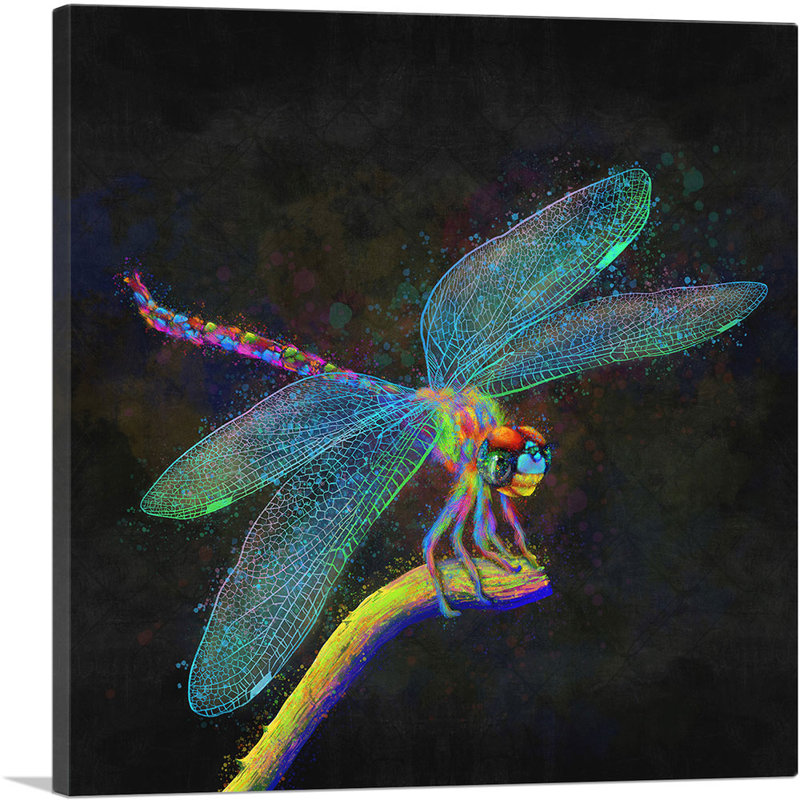 " Dragonfly Insect ", 26" H x 26" W x 1.5" D