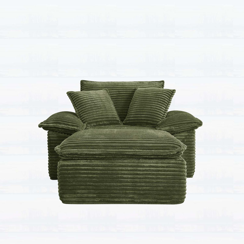 Canapé-lit avec repose-pieds modulaire pour le confort du salon