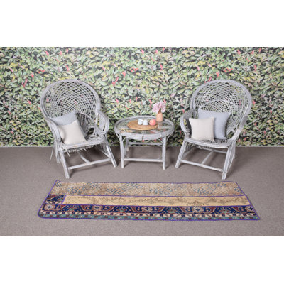 Vintage Anatolian Turkish Runner Rug with Patchwork Design in Wool for Corridors