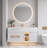 Sienna- White Wall Mounted Bathroom Vanity 36"
